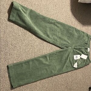 Green Corduroy Pants